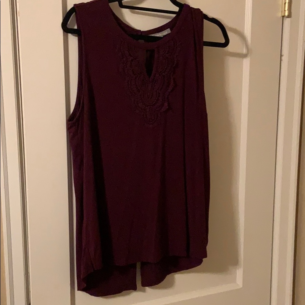 Purple Lace Top
